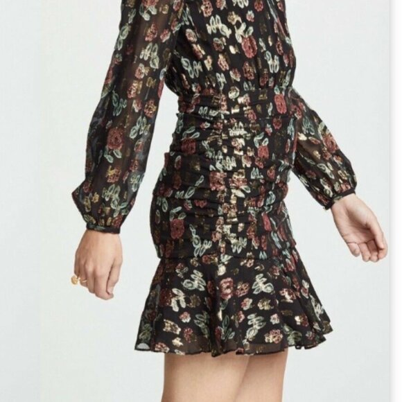 Veronica Beard Metallic Shimmer Dress – Size 0 - Picture 2 of 3